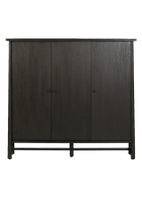 Mathilde 3 Door Cabinet - Charcoal Oak Veneer