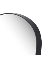Louise Wall Mirror - Iron Matte Black