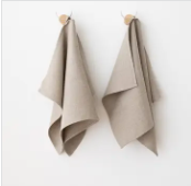 Linen Tea Towel - Natural Lara
