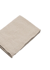 Stone Washed Linen Tablecloth, Natural