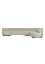 Aliya Outdoor 3 Pc Sectional - Faye Sand