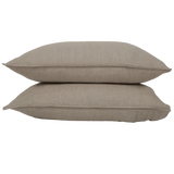 Parker Linen Flax Duvet Set, Queen