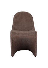 Perrie Outdoor Dining Chair, Tanned Weave