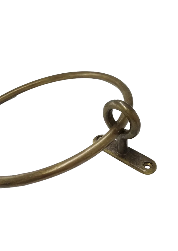 Towel Ring Forme N°13, Bronze