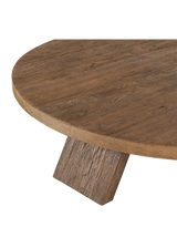 Alistair Coffee Table, Washed Old Oak Veneer Thick