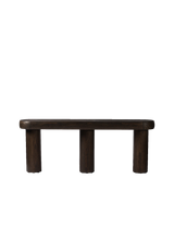 Linea Console Table - Sienna Brown Pine