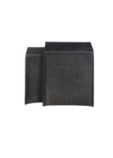 Lina Outdoor End Table - Distressed Bronze