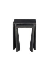 Lina Outdoor End Table - Distressed Bronze