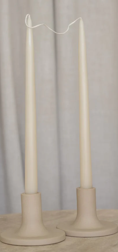 Dipped Taper Candles, Miel 12"