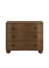 Charlie Nightstand, Toasted Oak Veneer