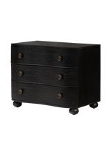 Charlie Nightstand, Distressed Black