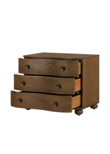 Charlie Nightstand, Toasted Oak Veneer