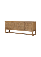 Daphne Media Console - Worn Oak Veneer