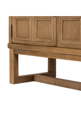 Daphne Media Console - Worn Oak Veneer