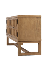 Daphne Media Console - Worn Oak Veneer