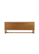 Daphne Media Console - Worn Oak Veneer