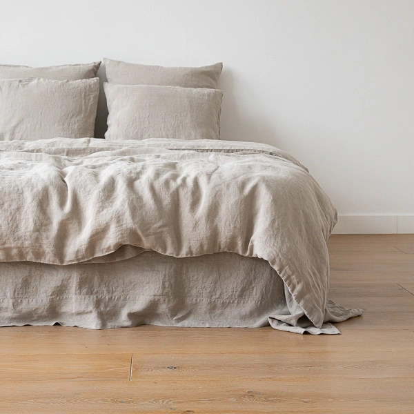 Stone Washed Linen Duvet, Natural