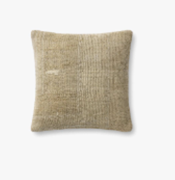 Vintage One Of A Kind Pillow, Light Brown
