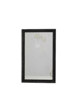Black Patinated Wooden Mirror