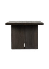 Cedric Dining Table, Worn Black Oak