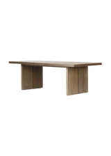 Cedric Dining Table, Worn Oak