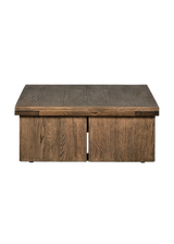 Cedric Coffee Table, Worn Oak