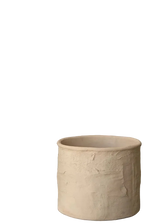 Terra Planter Natural, Ivory 16"Dx13.75"