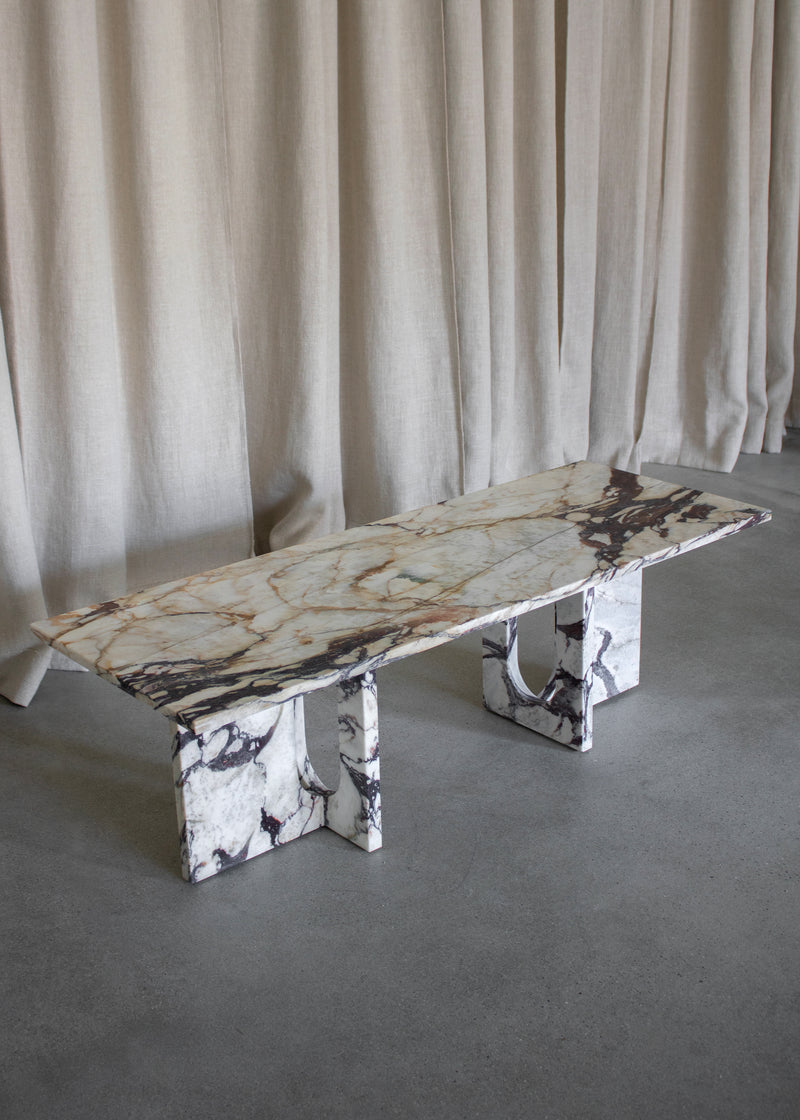 Androgyne Lounge Table - Calacatta Viola